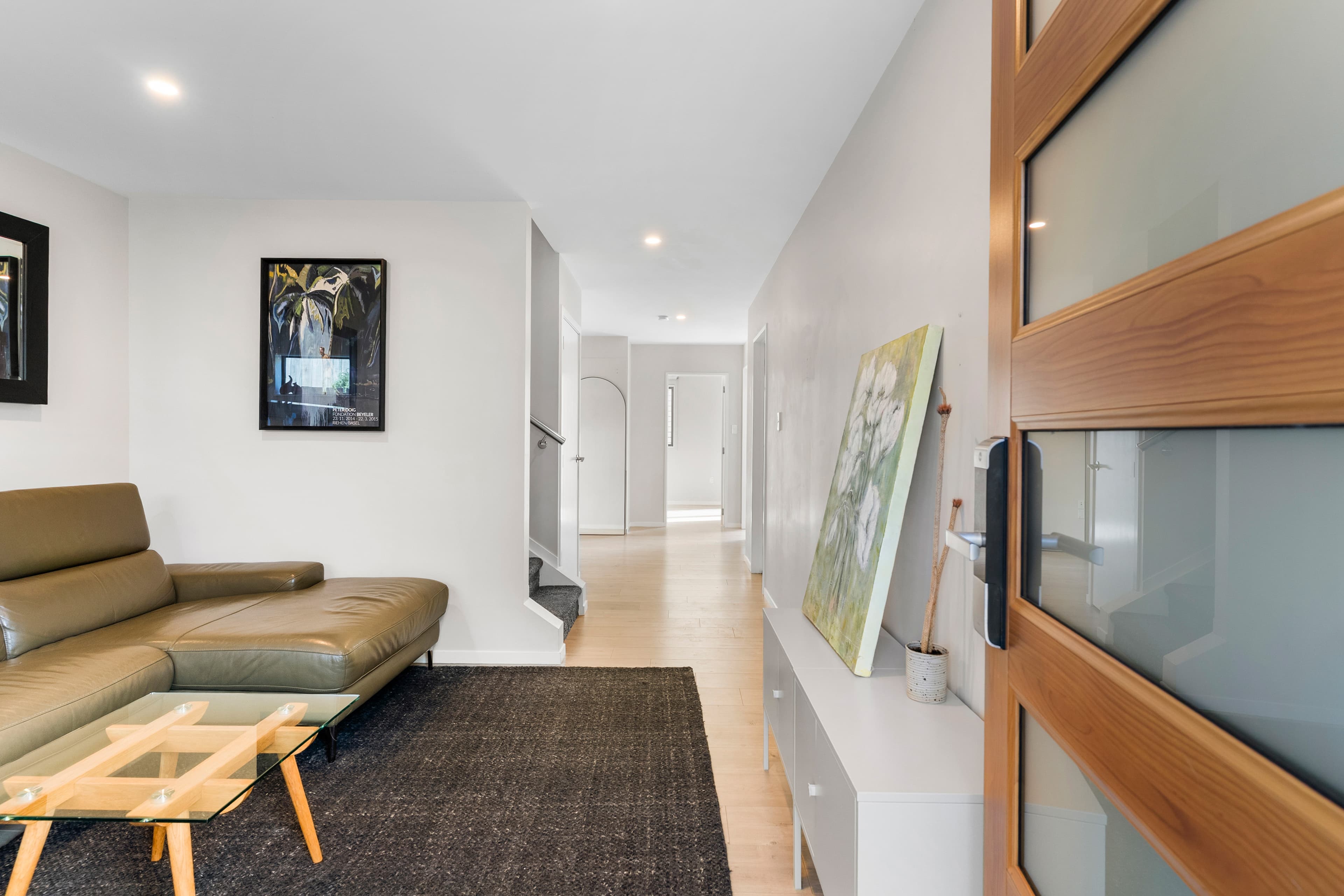 30B Merfield Street — entry through to open-plan living
